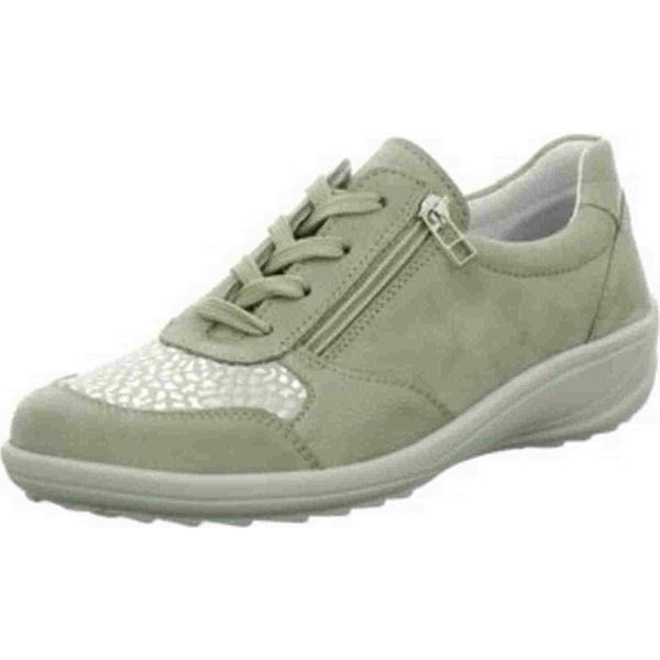 Scarpa Bassa Stringata Longo Da Donna In Beige/Argento Misura: 38-image
