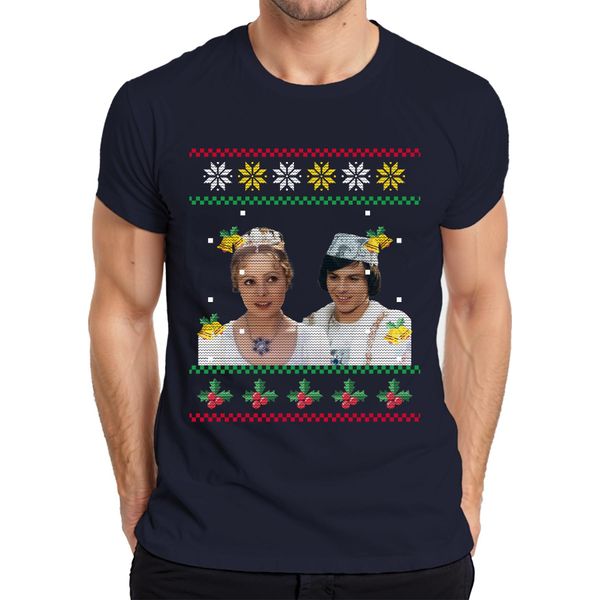 Tre Nocciole Per Cenerentola - Maglietta Da Uomo Con Maglione Natalizio, Navy, Xxl-image