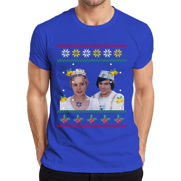 Tre Nocciole Per Cenerentola - Maglietta Da Uomo Con Maglione Natalizio, Blu, Xxl-image