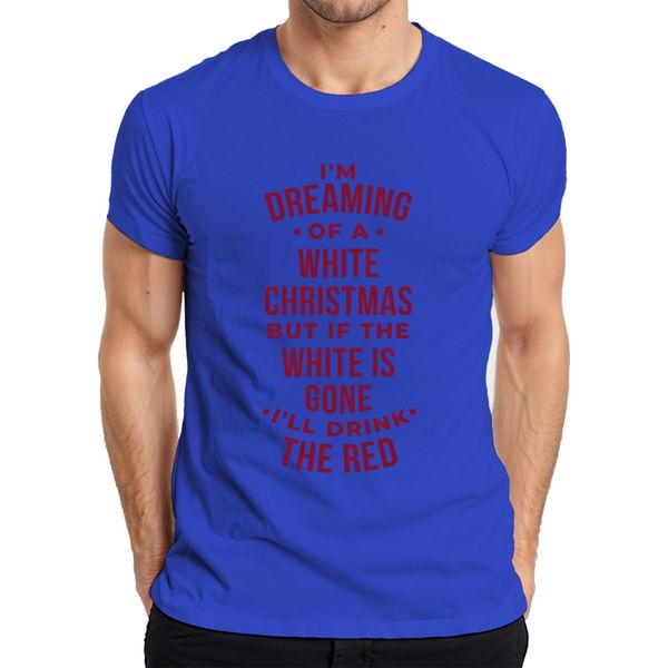 Sognando Un Bianco Natale - Regalo Di Natale Maglietta Da Uomo Di Natale, Blu, Xl-image