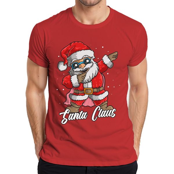 Maglietta Da Uomo Dabbing Santa Claus - Regalo Di Natale, Rosso, Xl-image