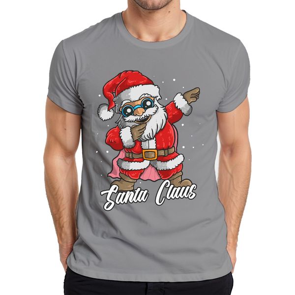 Maglietta Da Uomo Dabbing Santa Claus - Regalo Di Natale, Grigio, Xxl-image