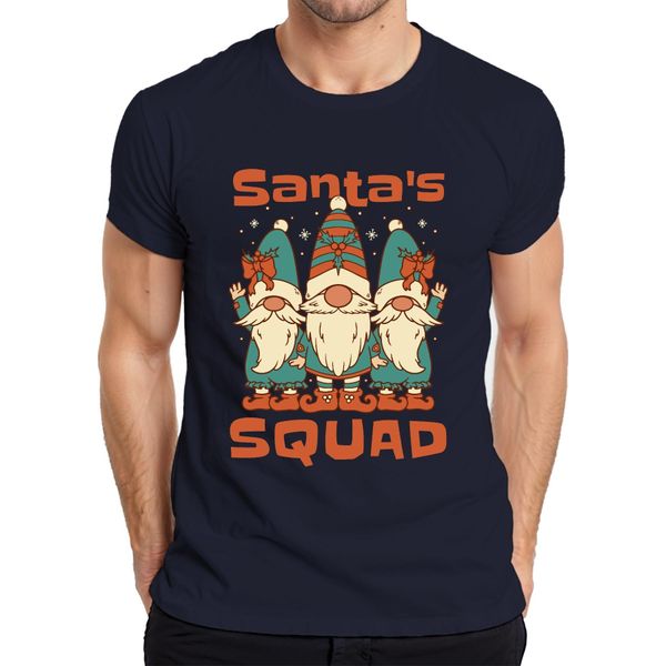 Babbo Natale - Gnomo Gnomo - Regalo Di Natale Maglietta Da Uomo, Navy, Xl-image