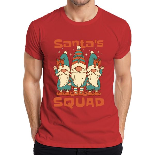 Babbo Natale - Gnomo Gnomo - Regalo Di Natale Maglietta Da Uomo, Rosso, L-image