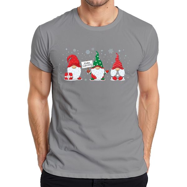 Buon Natale Gnomi Elfi Gnomi - Regalo Di Natale Maglietta Da Uomo, Grigio, M-image