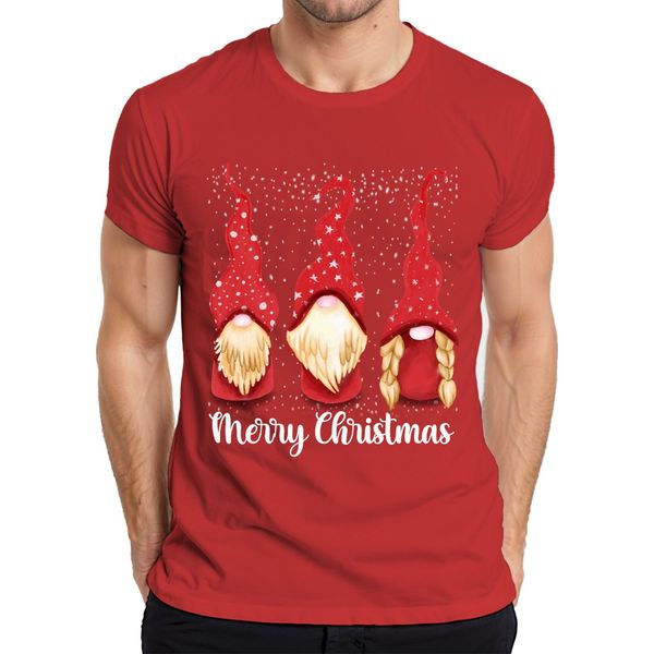 Maglietta Da Uomo Merry Christmas Swedish Christmas - Gnome Christmas Gift, Rosso, L-image