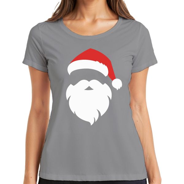 Completo Natalizio Di Babbo Natale - Maglietta Da Donna Con Regalo Di Natale, Grigio, Xxl-image