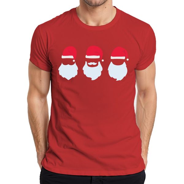 Tre Natali Babbo Natale Santa Klaus - Regalo Di Natale Maglietta Da Uomo, Rosso, M-image