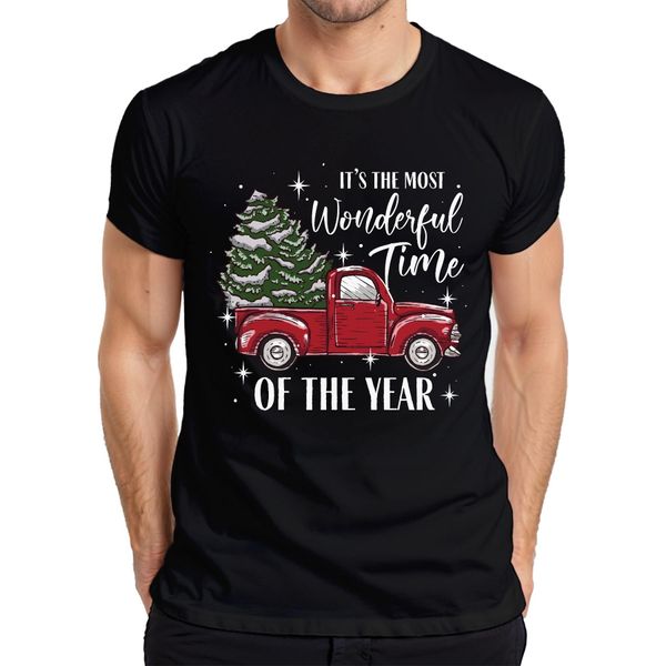 Maglietta Da Uomo "Most Wonderful Time Of The Year - Christmas Gift Christmas"", Nero, 3XL"-image