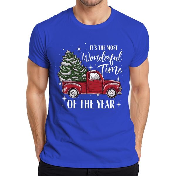 Maglietta Da Uomo "Most Wonderful Time Of The Year - Christmas Gift Christmas"", Blu, Xl"-image