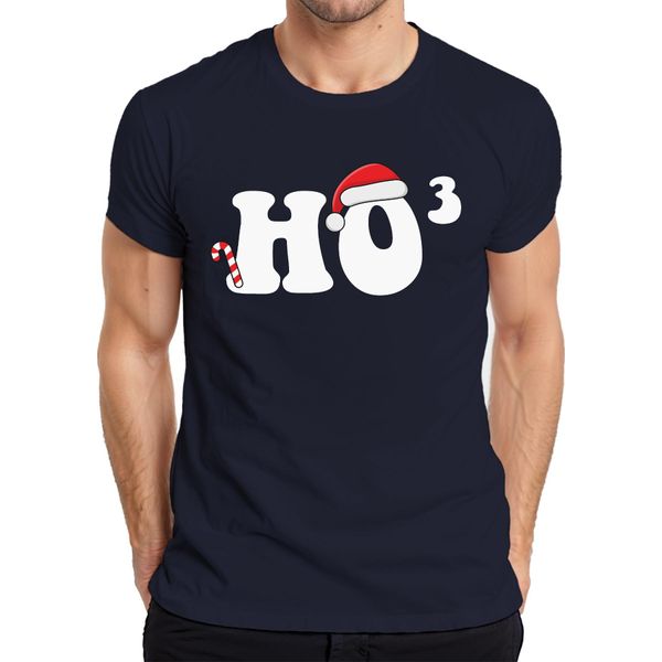 Maglietta Da Uomo Ho Ho Ho Maths Maths Teacher - Regalo Di Natale, Navy, Xxl-image