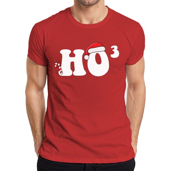 Maglietta Da Uomo Ho Ho Ho Maths Maths Teacher - Regalo Di Natale, Rosso, S-image