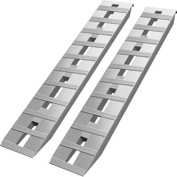 Vevor 1520 X 305 Mm Rampe In Alluminio 2 Pz. Rampe Per Atv Rampe Di Carico Capacità 6000 Lbs / 2722 Kg Fino A 16 Pollici / 406 Mm Di Altezza Di Carico-image