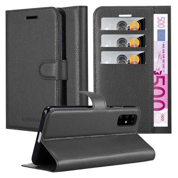 Cadorabo Custodia Per Samsung Galaxy S20 Plus Custodia Protettiva In Nero Custodia Per Cellulare Cover Chiusura Magnetica-image