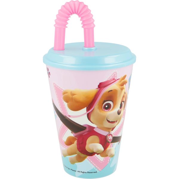 Tazza Psi Patrol Sky Everest Bidon Da 430 Ml Con Cannuccia-image