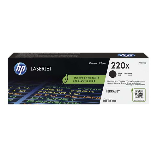 Original Hp Color Laserjet Pro Mfp 4302 Fdw (W2200X / 220X) Toner Schwarz-image