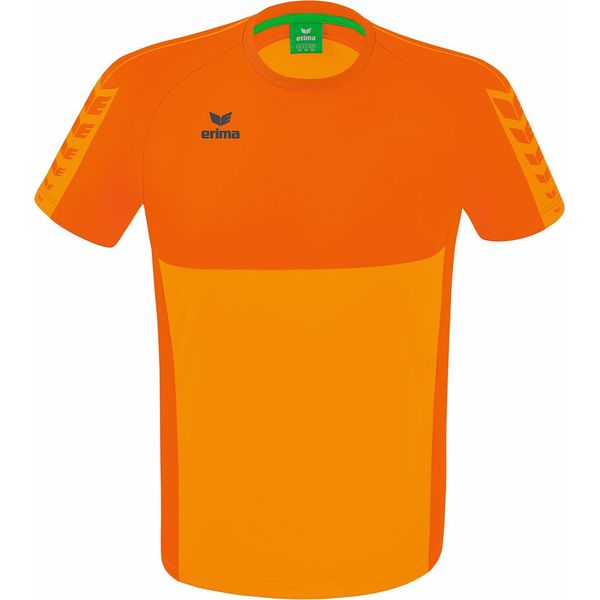 Erima Six Wings Trainingshirt Nuova Arancione/Arancione 164-image