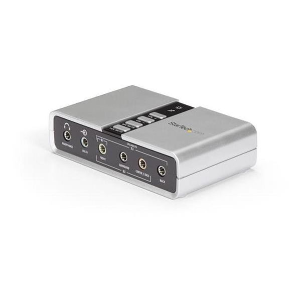 Startech.Com Usb Soundbox 7.1 Adapter - Scheda Audio Esterna Usb Con Audio Digitale Spdif - 7,1 Canali - 16 Bit - Usb-image