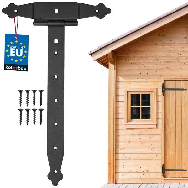 Kotarbau® Cerniere A Croce 350 Mm Cerniere Per Persiane Cerniera Piastra Per Cerniere Ferramenta Per Edilizia Ferramenta Per Cancelli Raccordo In Legno Cerniere A T Cerniere A T Verniciate A Polvere-image