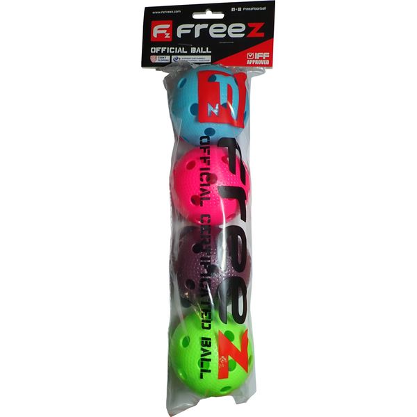Palline Da Floorball Certificate Freez - 4 Pezzi In Busta-image