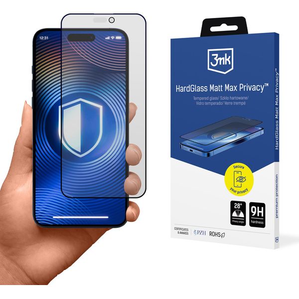 Apple Iphone 16 Pro - 3Mk Hardglass Matt Max Privacy-image