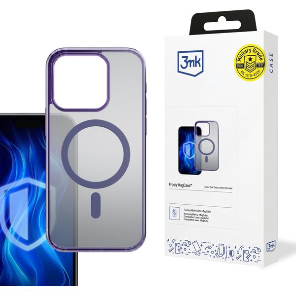 Apple Iphone 16 Pro Max - 3Mk Frosty Magcase Viola-image