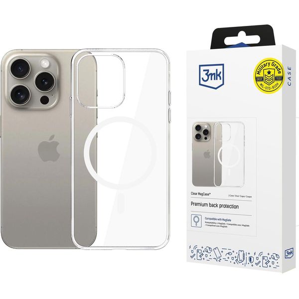 Apple Iphone 15 Pro Max - Magcase Trasparente 3Mk-image