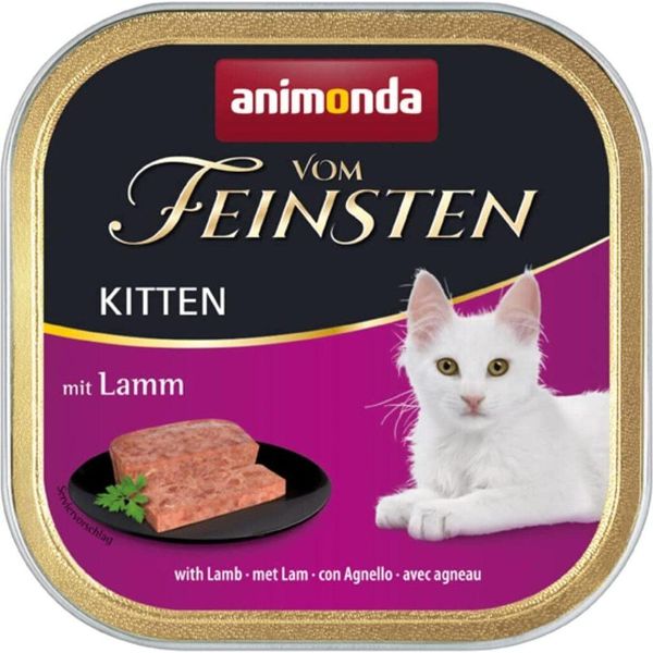 Animonda Vom Feinsten Kitten Con Agnello 100Gx32-image