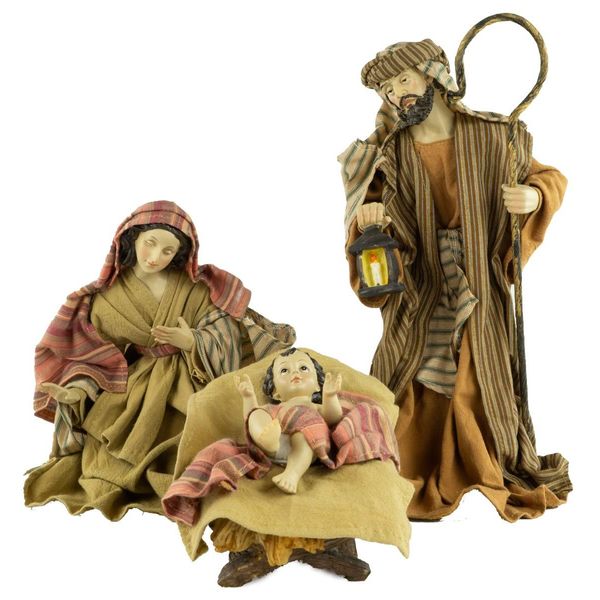 Figure Di Abbigliamento Orientale Sacra Famiglia 3 Pezzi-image