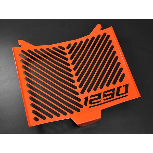 Coperchio Radiatore Zieger Compatibile Con Ktm 1290 Super Duke R Design Logo Arancione-image