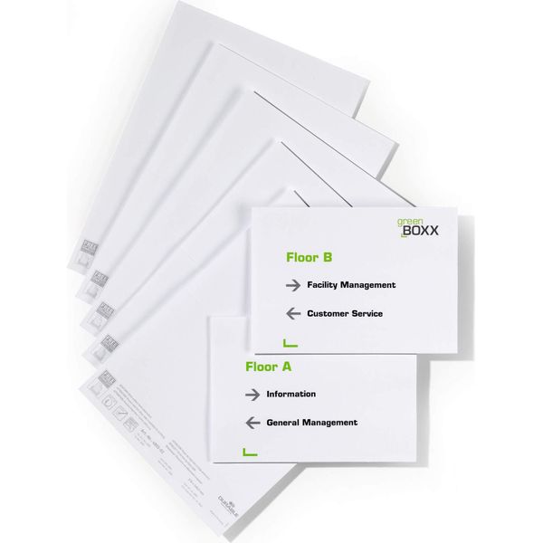 Durable Inserti Di Ricambio 210X148,5 Mm, 20 Pezzi, Bianco, 485502-image