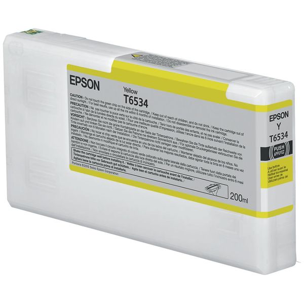 Epson Tanica Giallo - Inchiostro A Base Di Pigmento - 200 Ml - 1 Pz-image
