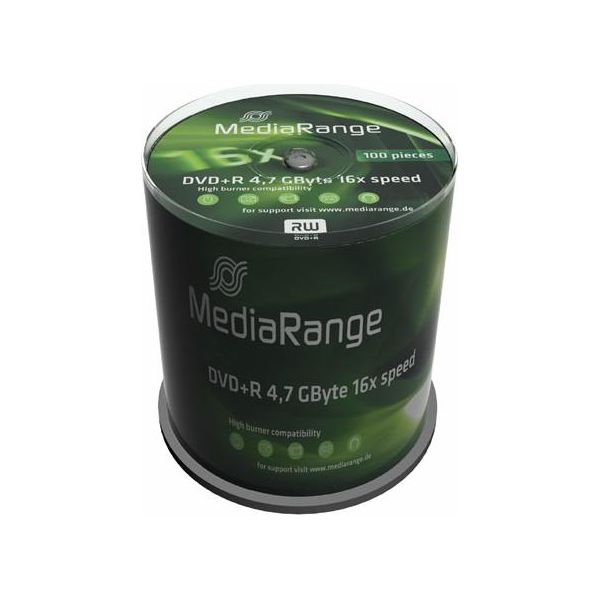 Mediarange MR443 Mediarange Dvd+R 4.7GB 100Pcs Spindel 16X-image