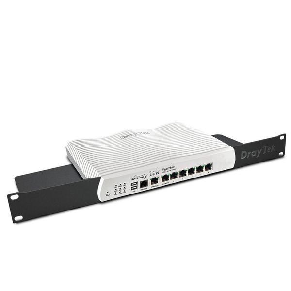 Draytek Vrm Draytek Rackmount Plate Lite FüR 19" Rack Schwarz Retail"-image