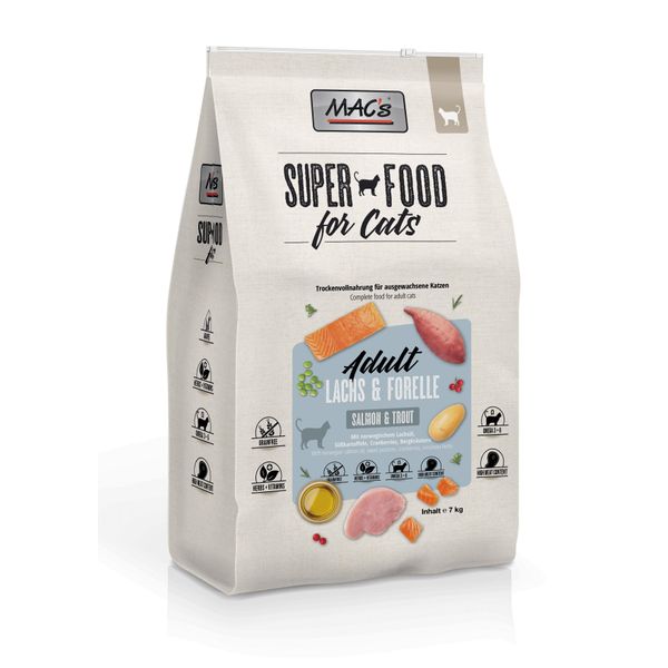 Mac's Cat 7Kg Cat Adult Salmone E Trota-image