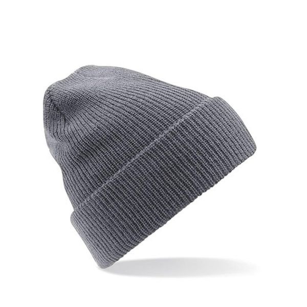 Cappello Invernale Beechfield B425 | Heritage Beanie - Colore: Grigio Grafite - Taglia: Unica-image