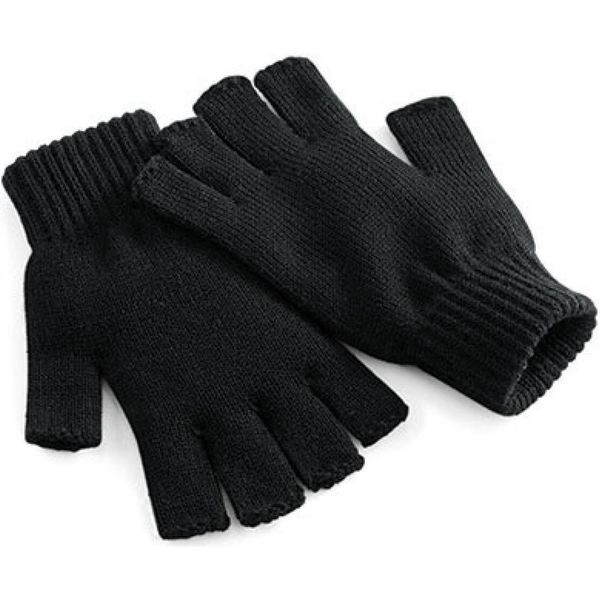 Beechfield B491 | Guanti Senza Dita / Guanti Invernali - Colore: Nero - Taglia: L/Xl-image