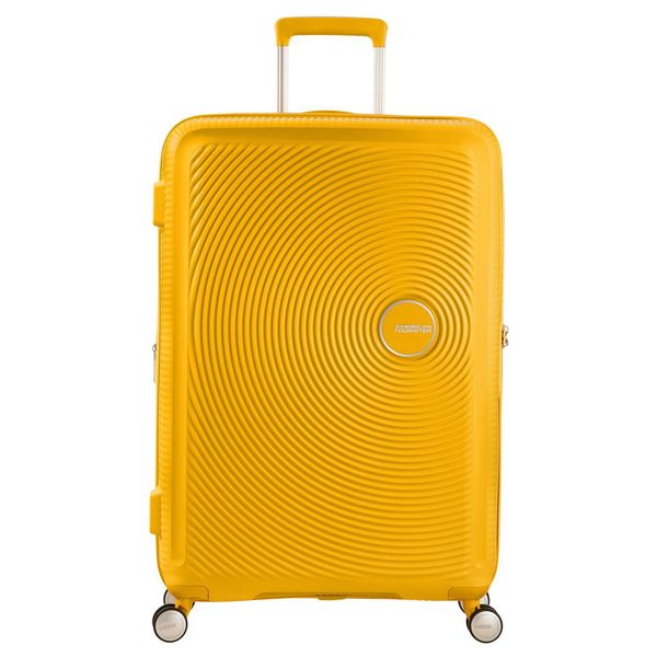 American Tourister Carrello Soundbox Spinner 55 / 20 Tsa Exp Trolley Golden Yellow Giallo-image