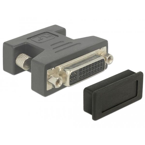 Delock Dust Cover For Dvi Female - Schutzumschlag - Schwarz (Packung Mit 10)-image