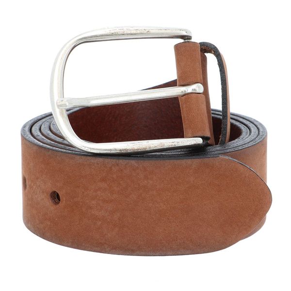 Vanzetti Pelle Cintura Denim Love 40Mm Full Leather Belt W100 Cognac Marrone-image