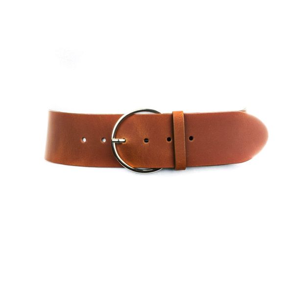 Vanzetti Pelle Cintura Fashion Women's Belt W105 Cognac Marrone-image