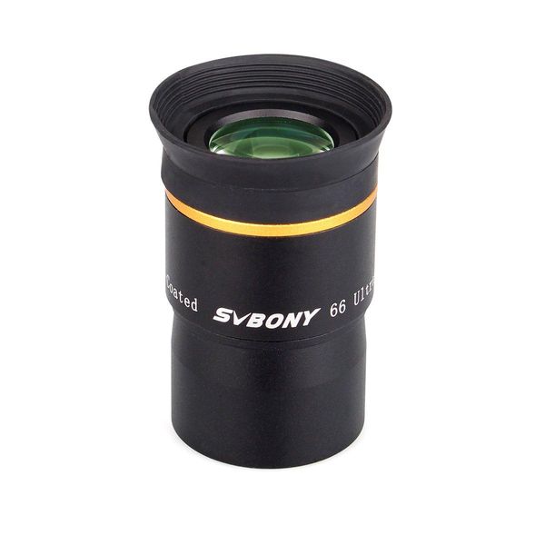 Oculare Per Telescopio Svbony Da 1,25", Oculare Ultragrandangolare Da 15 Mm, Oculare A Pellicola Verde Da 66 Gradi Con Strati Multipli Per Binocolo"-image