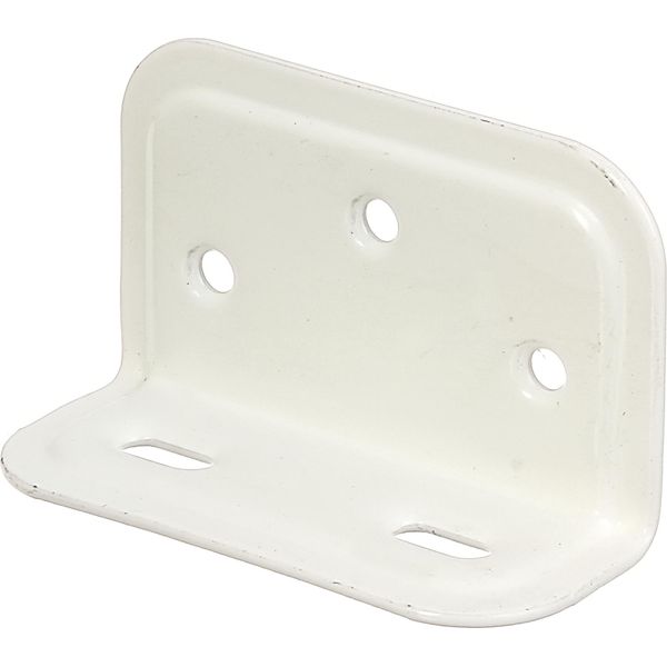 Alberts 849573 Staffa Grandangolare, In Rilievo, Con Foro Asolato, Plastificata Bianca, 25 X 40 X 70 Mm, Set Da 20-image