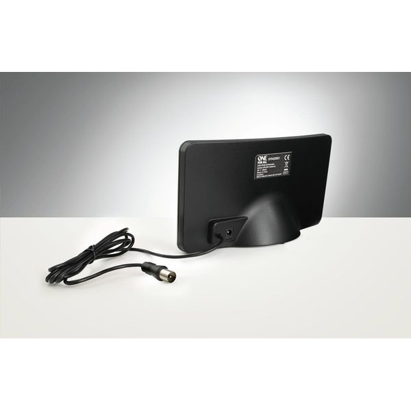 One For All One For All Design Line Antenna Curva DVB-T2 5G Nera Antenna Televisiva Indoor-image