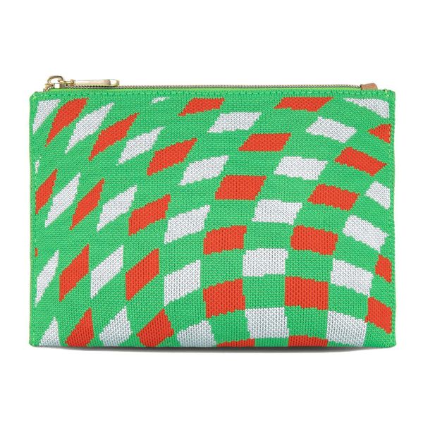 Oilily Borsa Per Utensili Phoebe Pouch Knitwear Jasmine Green Multicolore-image