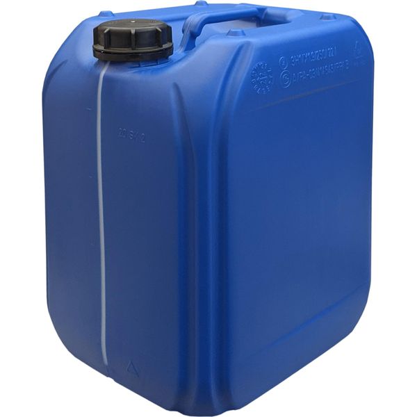 Tanica Per Acqua Da 20 Litri Tanica In Plastica Tanica Da Campeggio Blu Sicura Per Gli Alimenti Senza Bpa Adatta Per Merci Pericolose De Robusta E Duratura-image