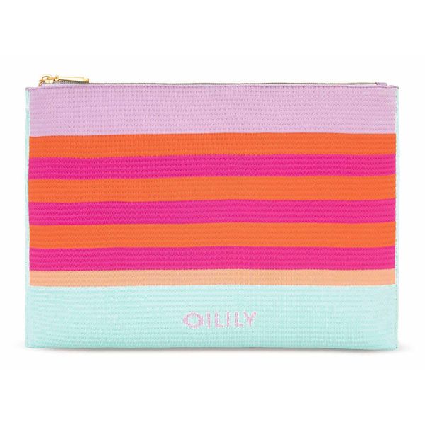 Oilily Borsa Per Utensili Phoebe Pouch Knitwear Orange Multicolore-image