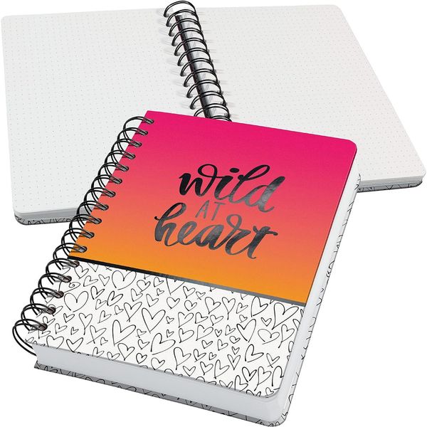 Sigel JN621 Sigel Notizbuch Mit Spirale Jolie® Ca. Din A5 Punktraster, Pink/Orange/Weiß Hardcover 240 Seiten-image