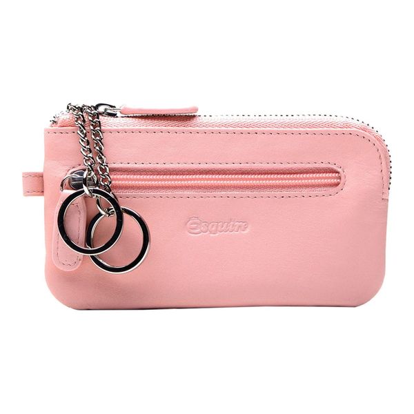 Esquire Caso Chiave Viktoria Key Case With Zip Apricot Blush Rosa-image