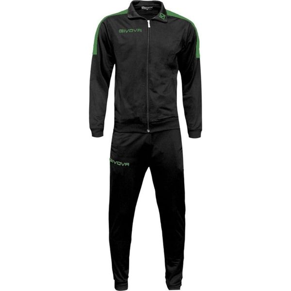 S Nero/Verde|Givova Revolution Tuta Da Uomo TR033-1013-image